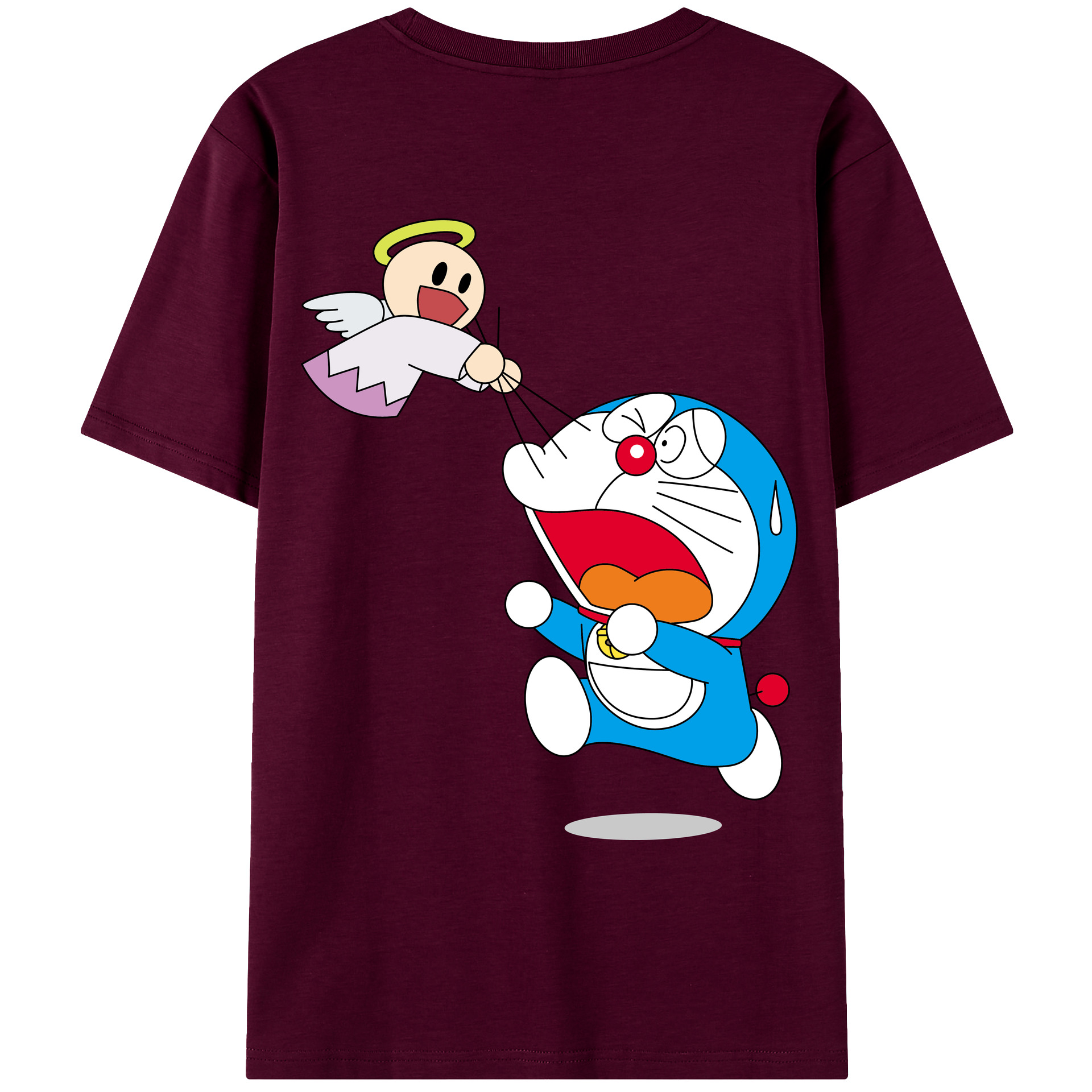 （画像用） ドラえもん Doraemon レディース半袖Tシャツ(バックプリント)